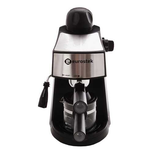 Рожковая кофеварка Eurostek ECM-6811 Silver/Black в ДНС