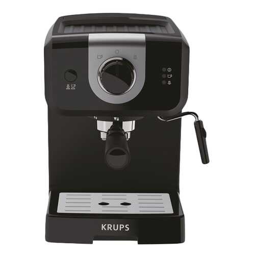 Рожковая кофеварка Krups Opio XP320830 Black в ДНС