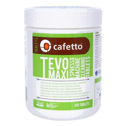 Средство для чистки рожковых кофемашин Cafetto TEVO Maxi Tablets 150 в ДНС