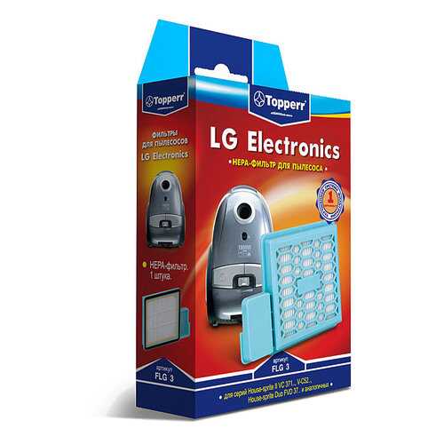 НЕРА фильтр Topperr FLG 3 для пылесосов LG ELECTRONICS в ДНС