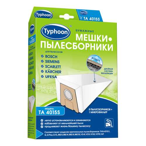 Пылесборник Тайфун TA 4015S в ДНС