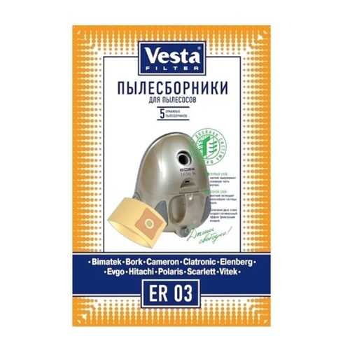Пылесборник Vesta filter ER 03 5шт в ДНС