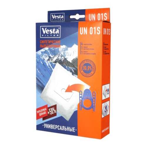Пылесборник Vesta filter UN 01 S 4шт в ДНС