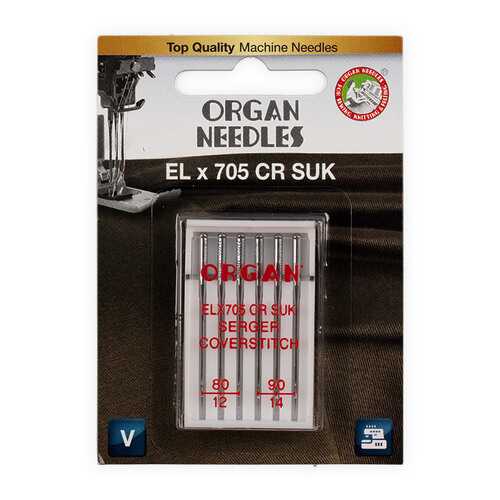 Иглы Organ ELx705 CR SUK 6/80-90 Blister в ДНС