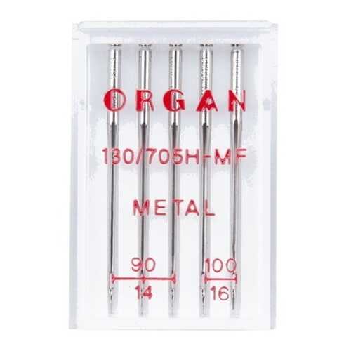 Иглы Organ металл.нити 5/90-100 в ДНС