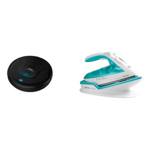 Комплект Робот-пылесос Tefal Explorer Serie 20 RG6875 + Утюг Tefal Freemove Air FV6520 в ДНС