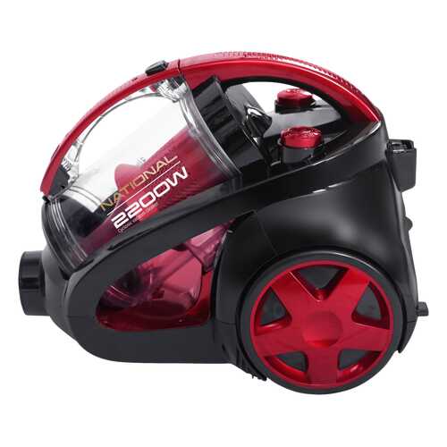 Пылесос National NH-VC2276 Red/Black в ДНС