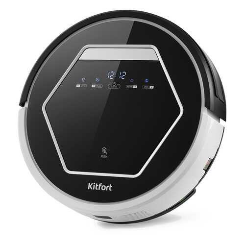 Робот-пылесос Kitfort КТ-553 Black в ДНС