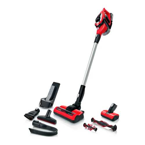 Вертикальный пылесос Bosch Unlimited Serie 8 BBS81PET Red в ДНС