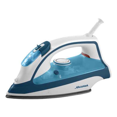 Утюг Аксинья КС-3002 White/Blue в ДНС