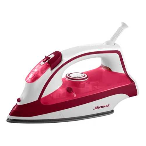 Утюг Аксинья КС-3002 White/Red в ДНС