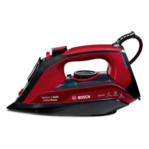 Утюг Bosch Sensixx`x DA50 TDA503011P Red/Black в ДНС