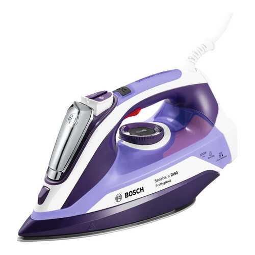 Утюг Bosch Sensixx'x DI90 ProHygienic TDI903231H White/Purple в ДНС