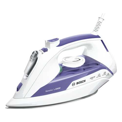 Утюг Bosch TDA 5024010 White/Purple в ДНС