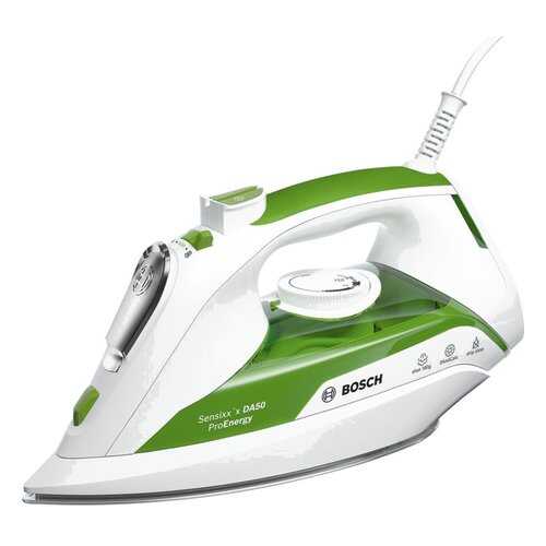 Утюг Bosch TDA502401E White/Green в ДНС