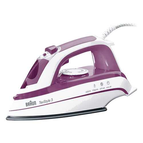 Утюг Braun Tex Style 3 TS 365A Purple в ДНС