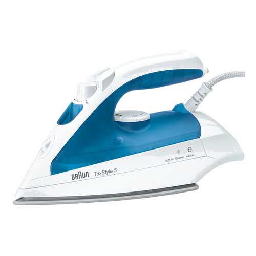 Утюг Braun TexStyle 3 TS 340C White/Blue в ДНС