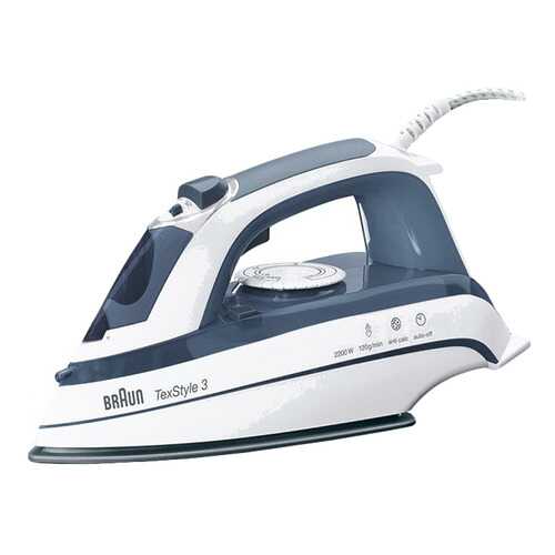 Утюг Braun TexStyle 3 TS 375 A White/Grey в ДНС