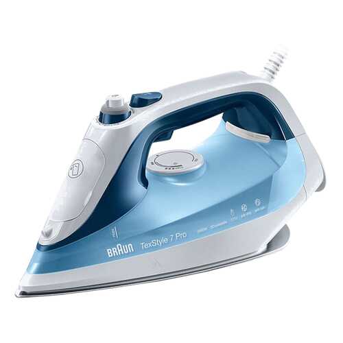 Утюг Braun TexStyle 7 SI 7062 White/Blue в ДНС