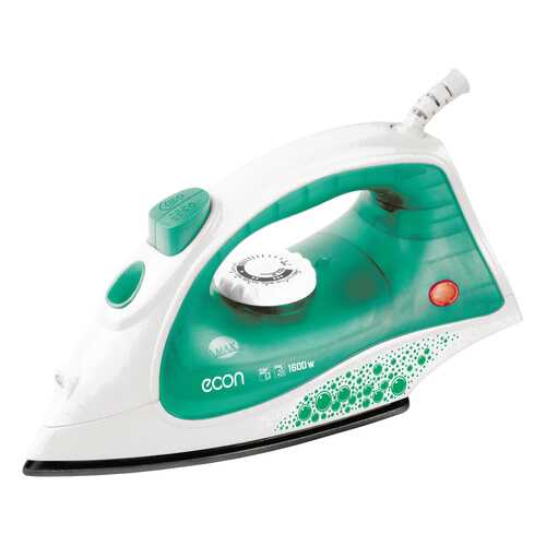 Утюг ECON ECO-BI1601 White/Green в ДНС