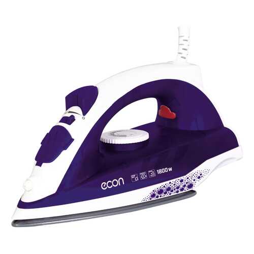 Утюг ECON ECO-BI1801 White/Purple в ДНС