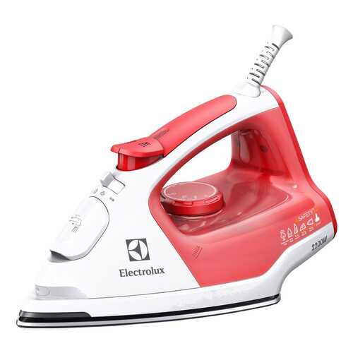 Утюг Electrolux 3 Safety Plus EDB5210 White/Red в ДНС