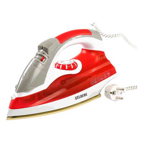 Утюг Gelberk GL-706 White Red в ДНС