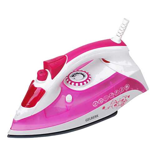 Утюг Gelberk GL-707 White/Pink в ДНС