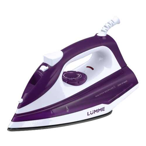 Утюг LUMME LU-1128 White/Purple в ДНС