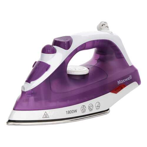 Утюг Maxwell MW-3042 White/Purple в ДНС