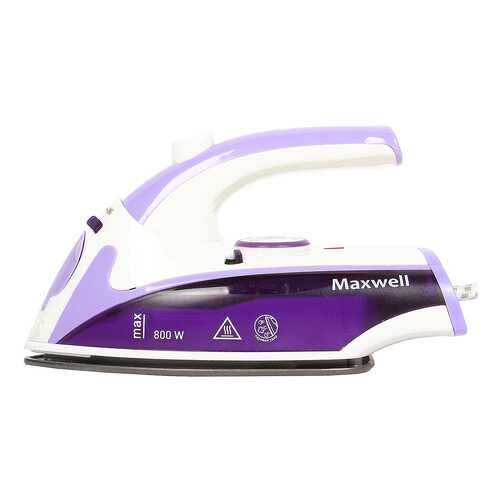 Утюг Maxwell MW-3057 VT White/Purple в ДНС