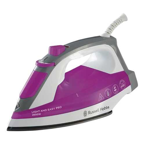 Утюг Russell Hobbs 23591-56 White/Pink/Grey в ДНС