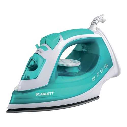 Утюг Scarlett SC - SI30P09 White/Cyan в ДНС