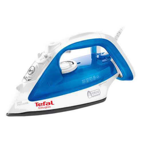 Утюг Tefal Easygliss FV3920 White/Blue в ДНС