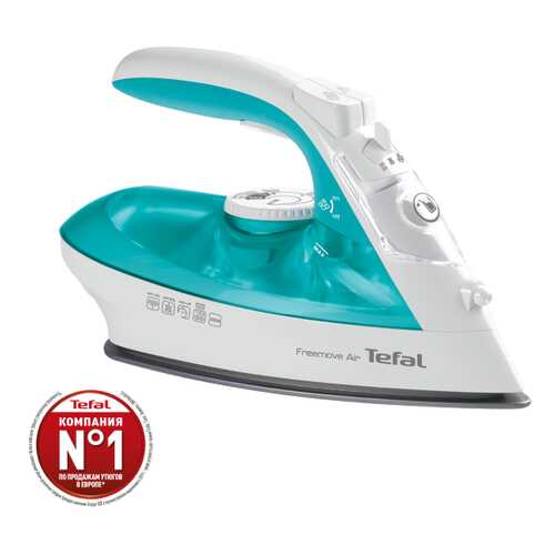 Утюг Tefal Freemove Air FV6520 White/Cyan в ДНС