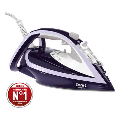 Утюг Tefal FV5615E0 White/Purple в ДНС