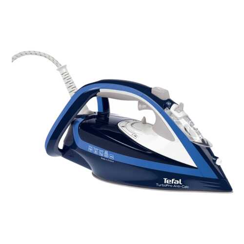 Утюг Tefal Turbo Pro FV5630E0 White/Blue в ДНС