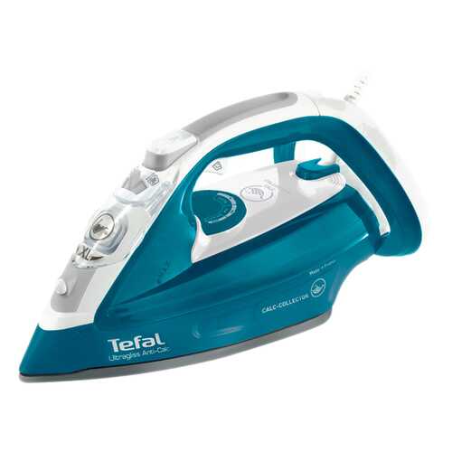 Утюг Tefal Ultragliss FV4960 White/Blue в ДНС