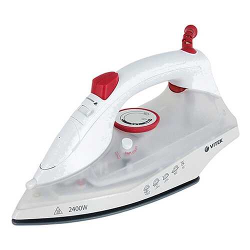 Утюг VITEK VT-1234 White/Red в ДНС