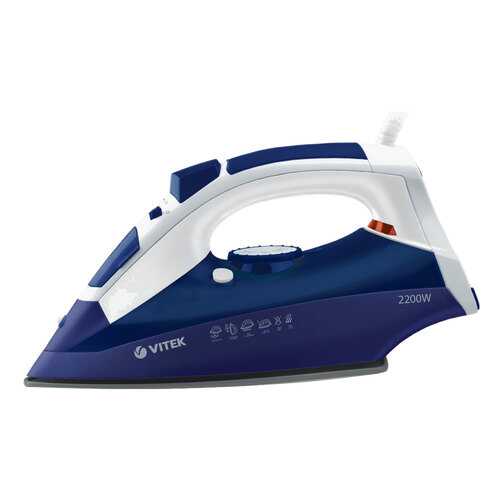 Утюг VITEK VT-1245P + Gift White/Blue/Purple в ДНС