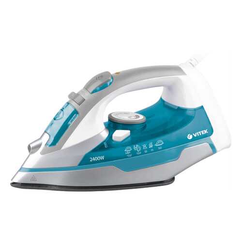 Утюг VITEK VT-1258 White/Cyan в ДНС