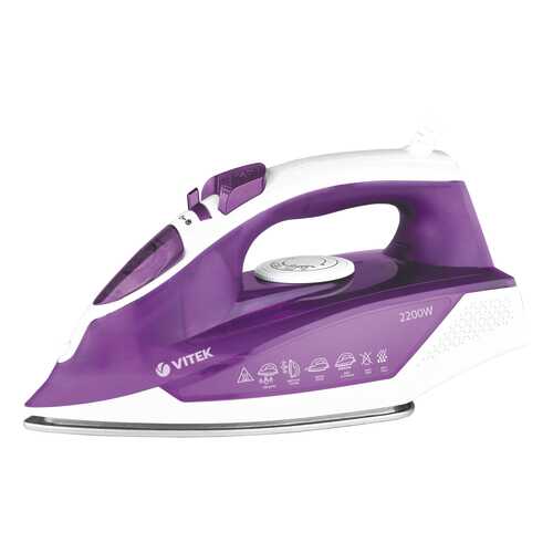 Утюг VITEK VT-8308 White/Purple в ДНС