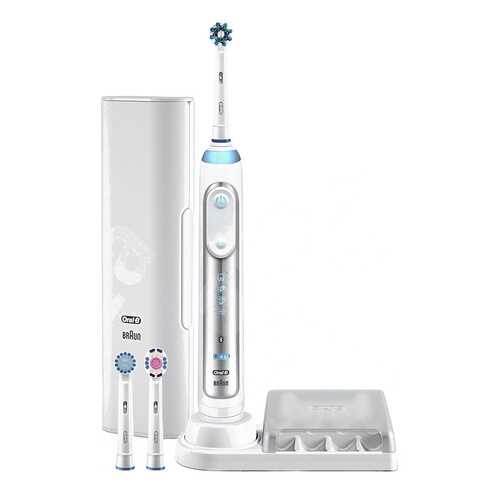 Электрическая зубная щетка Braun Oral-B Genius Genius 8000 (D701.535.5XC) White в ДНС