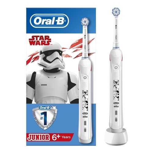 Электрическая зубная щетка Braun Oral-B Pro 2 Junior Sensi Звездные Войны (D501.513.2) в ДНС