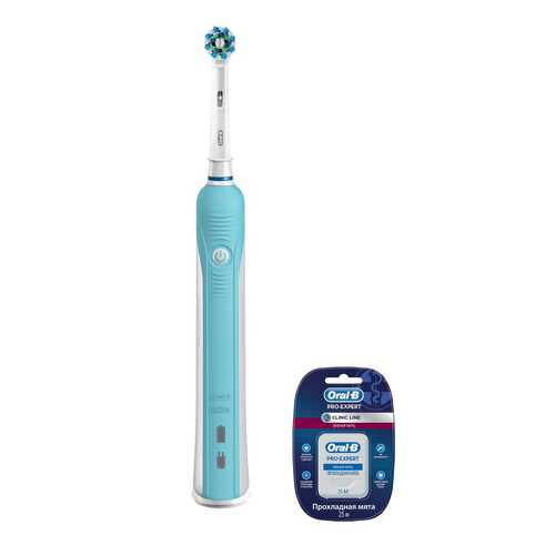 Электрическая зубная щетка Braun Oral-B Professional Care 500 D16.513U+зубная нить в ДНС