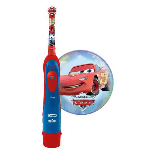 Электрическая зубная щетка Braun Oral-B Stages Power Cars Kids DB4.510K в ДНС