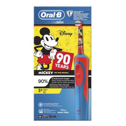 Электрическая зубная щетка Braun Oral-B Vitality (D12.513.1K) Mickey Kids в ДНС