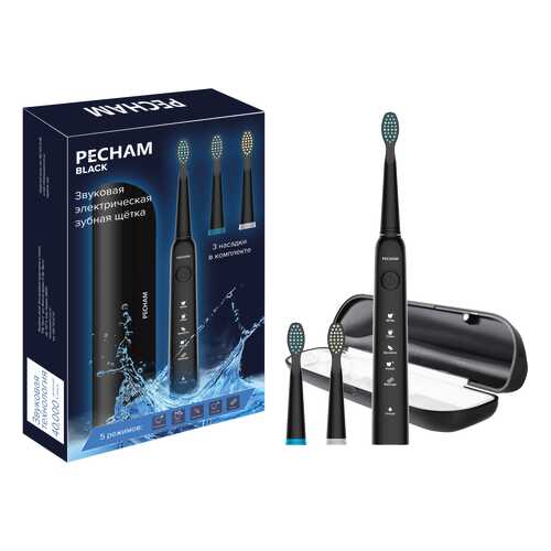 Электрическая зубная щетка PECHAM Black Edition в ДНС
