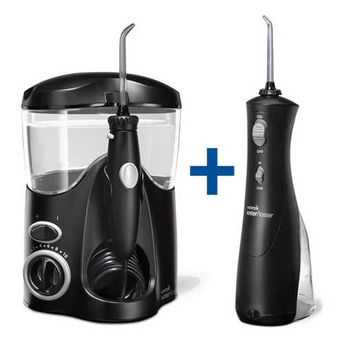 Ирригатор Waterpik WP-112 + Waterpik WP-462 Black в ДНС