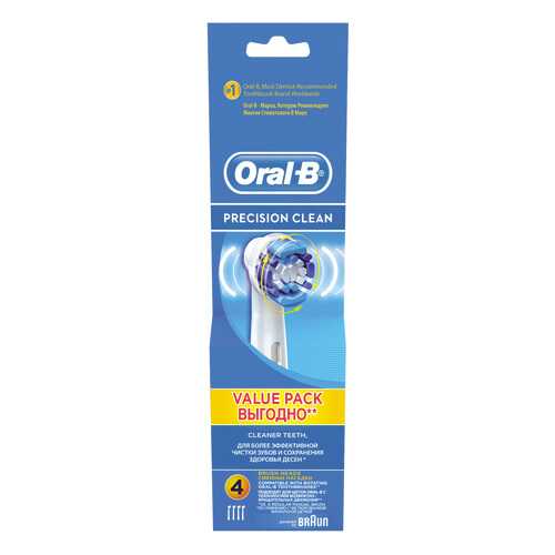 Насадка для зубной щетки Braun Oral-B EB-20 Precision Clean 4 шт в ДНС